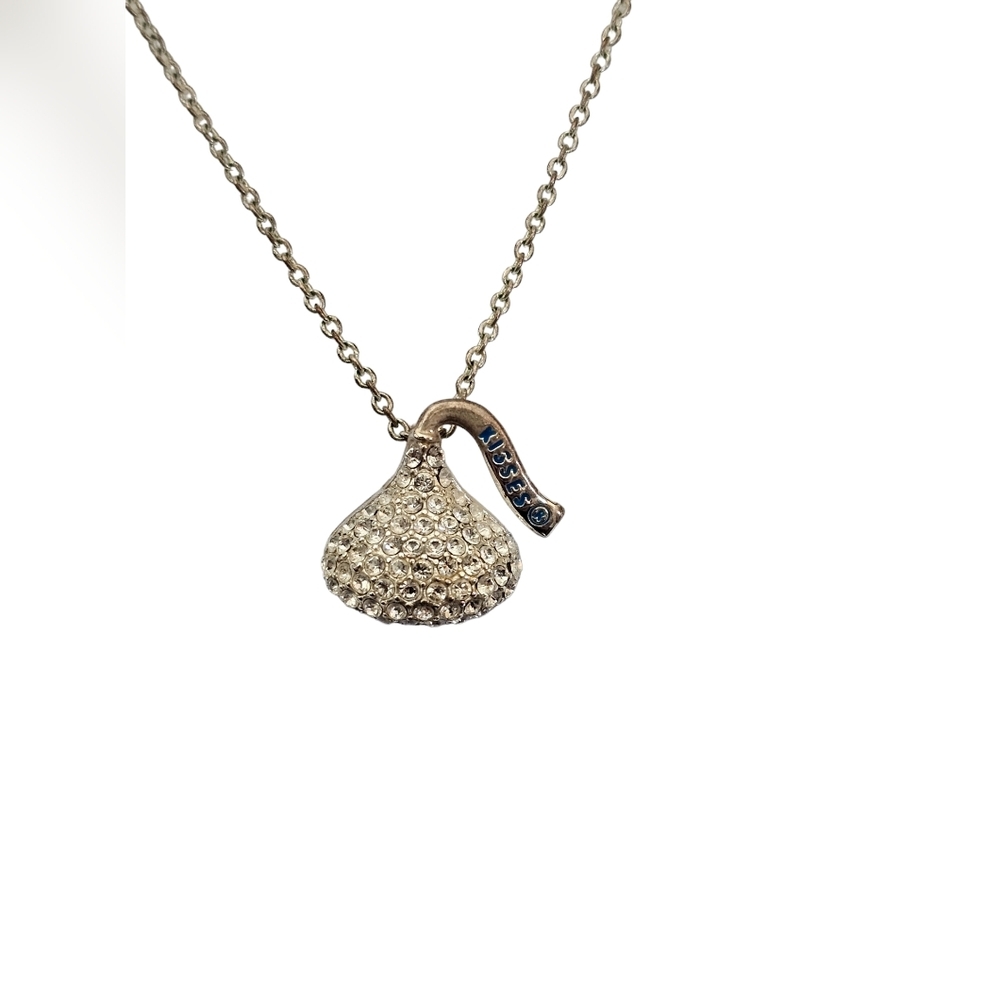 Kisses Hershey silver necklace NWOT